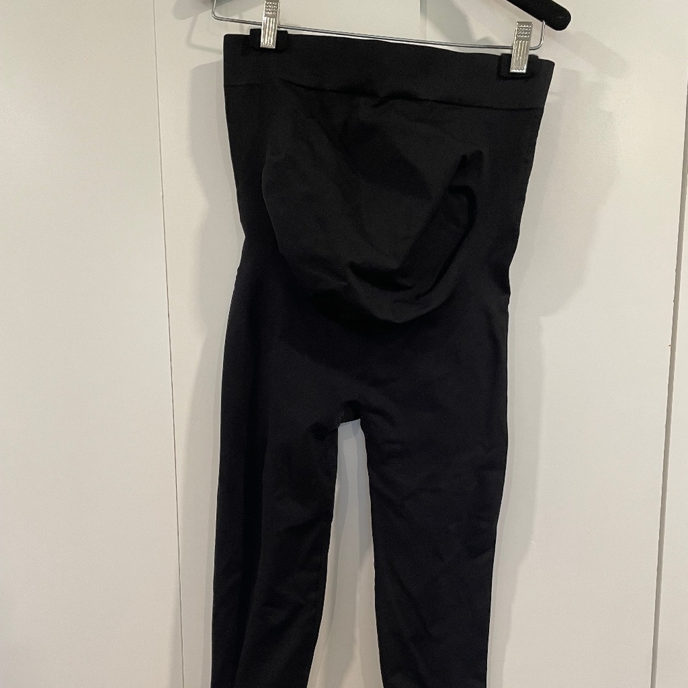 Blanqi Large  Maternity Belly Support Leggings in Black